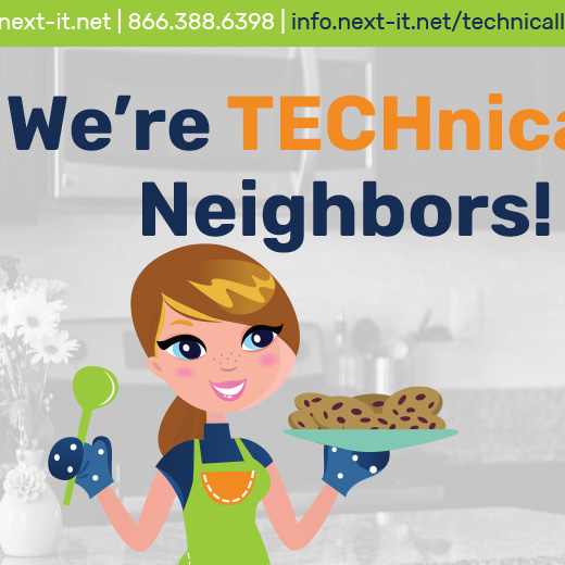 Technically Neighbors Postcard